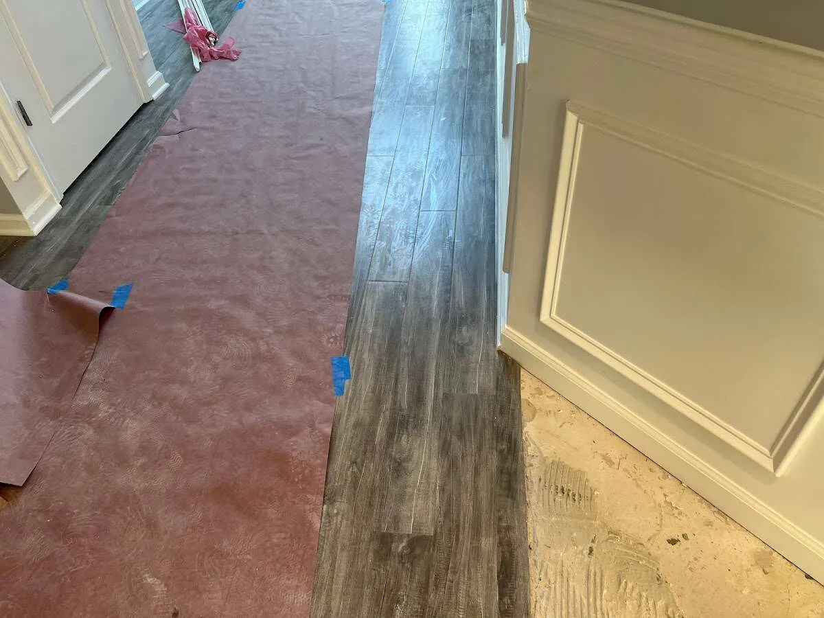 Completed marble shower restoration in Wantage